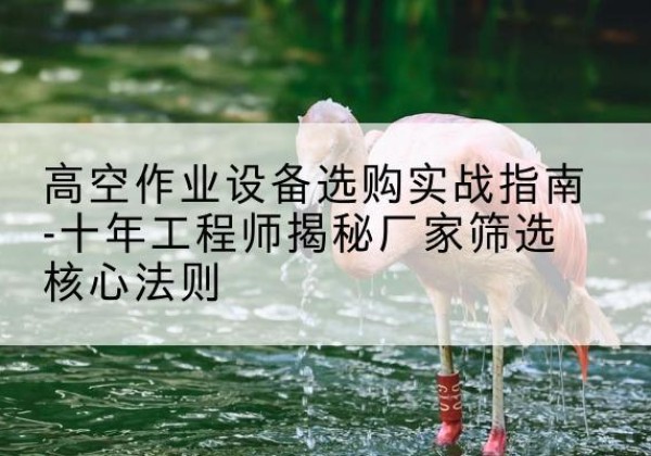 许昌剪叉式升降机厂家-高空作业设备选购实战指南-十年工程师揭秘厂家筛选核心法则